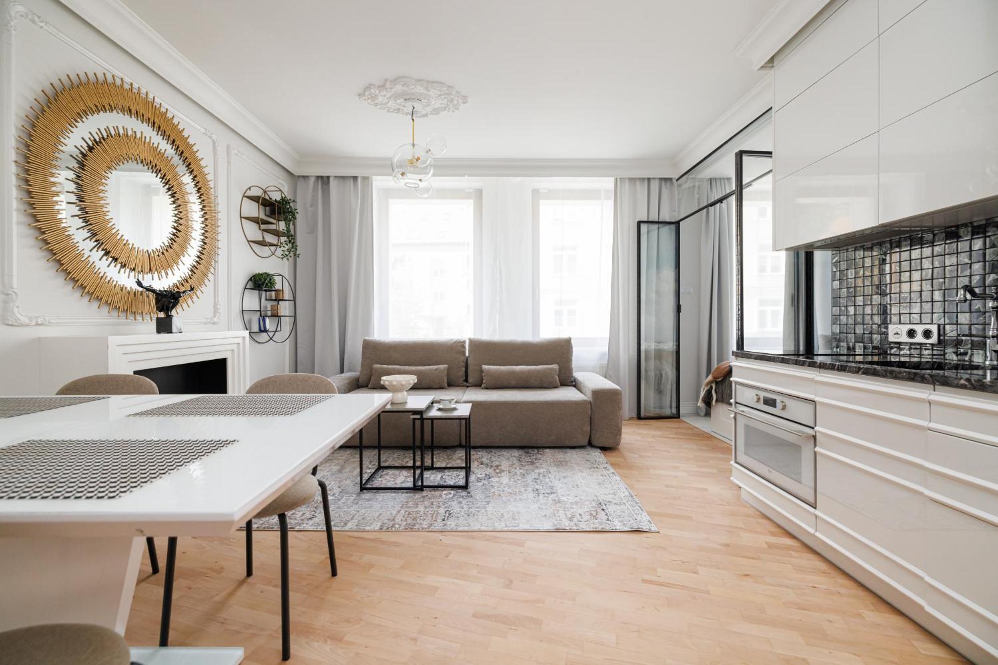 Gold By Praia Apartments - 600 M Do Plazy - Parking Sopot Luaran gambar